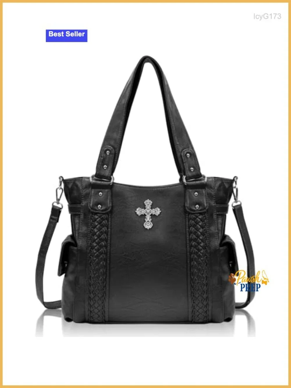 Women's Western Tote Handbag Large Hobo with Adjustable Crossbody Strap